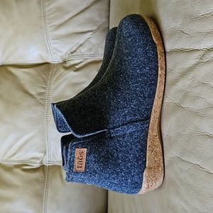Taos Wool Bootie 41 gray "Woolly Boolly"
